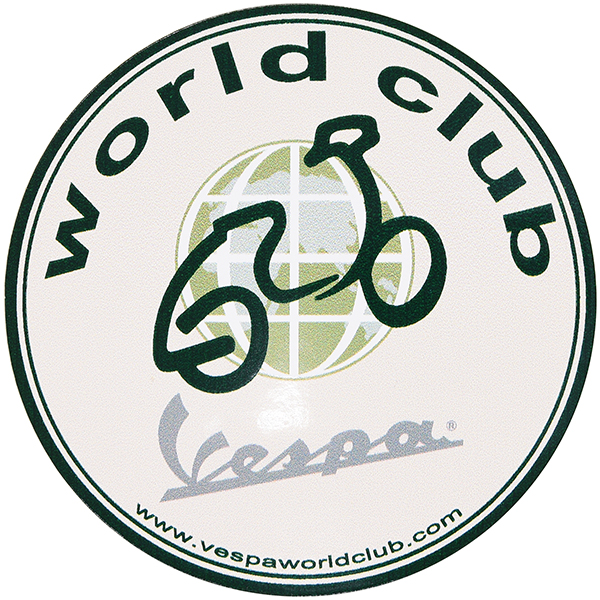 Vespa Club WORLD Official Sticker