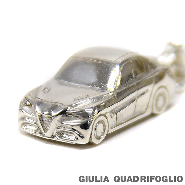 Alfa Romeo Giulia Spider Sterling silver Keyring