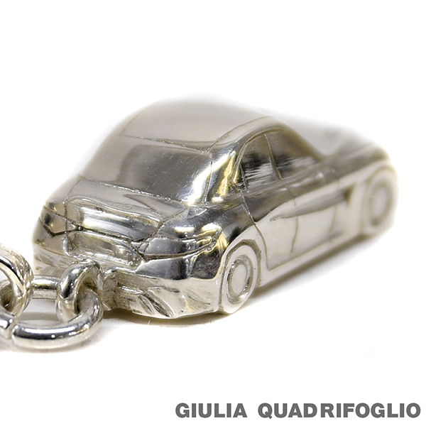 Alfa Romeo Giuliaスターリングシルバーキーリング