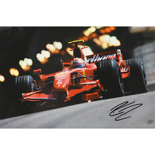 Scuderia Ferrari 2007 Press Photo-Kimi Raikkonen Signed-