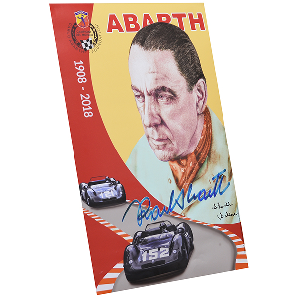 Carlo ABARTH 110anni Memorial Poster(Annelise ABARTH Signed)