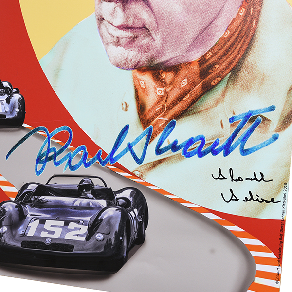 Carlo ABARTH 110anni Memorial Poster(Annelise ABARTH Signed)