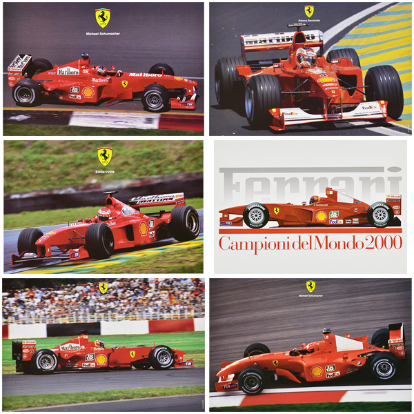 Scuderia Ferrari 1996-2006 Press Card Complete Set(Set of 23pcs.)