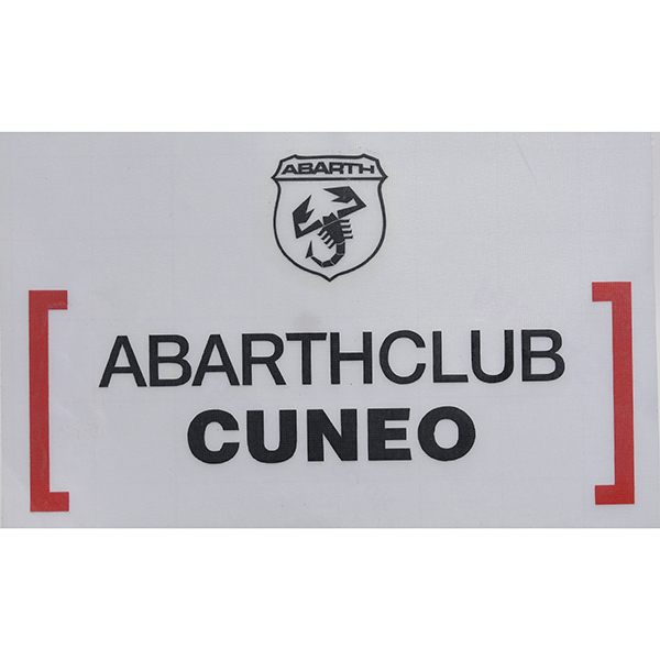 ABARTH CLUB CUNEO Sticker(Die Cut/Black)