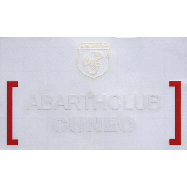 ABARTH CLUB CUNEO Sticker(Die Cut/White)