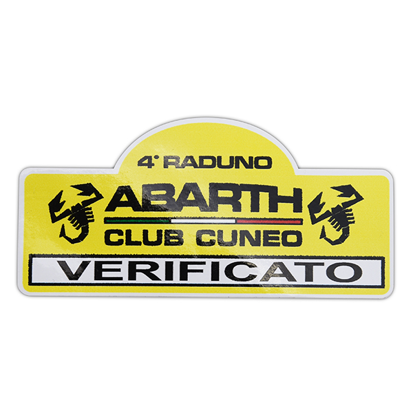 ABARTH CLUB CUNEO VERIFICATO Sticker