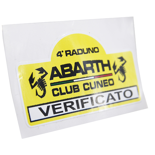 ABARTH CLUB CUNEO VERIFICATO Sticker