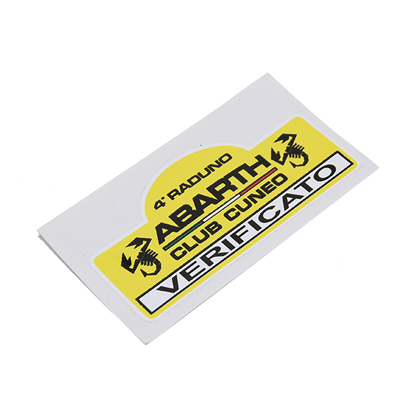 ABARTH CLUB CUNEO VERIFICATO Sticker
