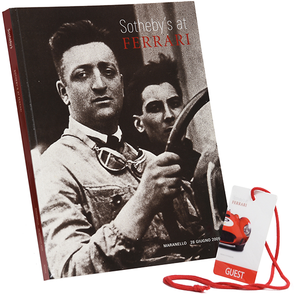 Ferrari-Sotheby'sオフィシャルオークション2005カタログ+パスセット