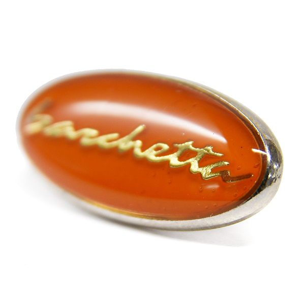 FIAT barchetta Oval Shaped Logo Pin Badge(Orange)