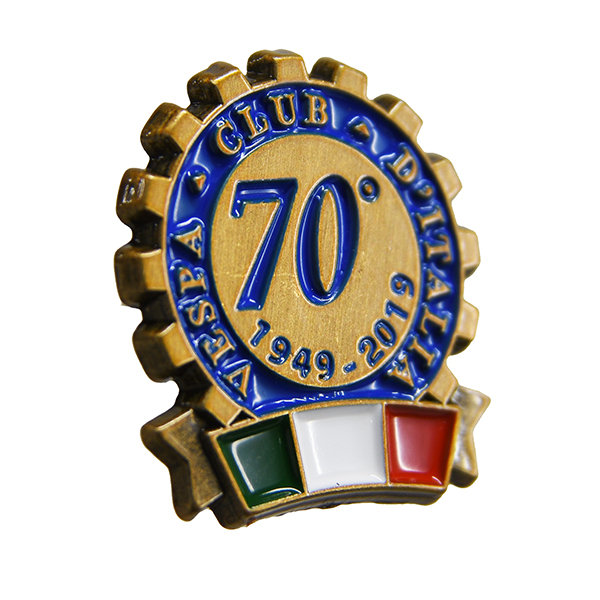 Vespa Club ITALIA 70anni Pin Badge