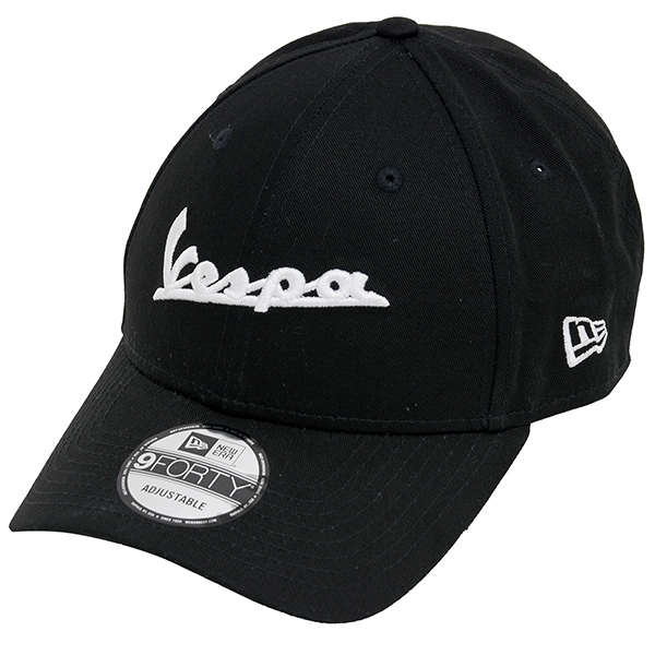 Vespa Official Baseball Cap by NEW ERA(Black) 