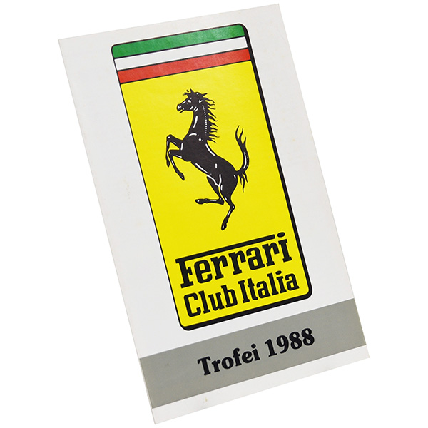 Ferrari Club Italia Meeting Leaflet Set