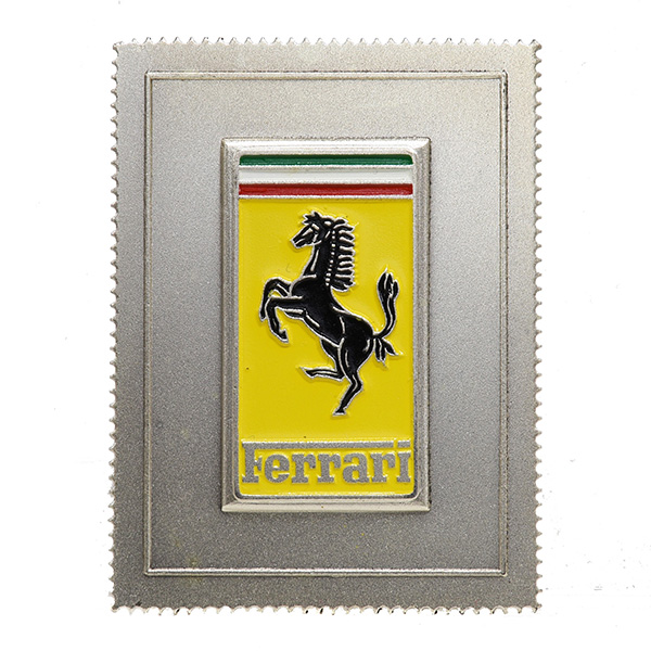 Ferrari切手型エンブレムプレート