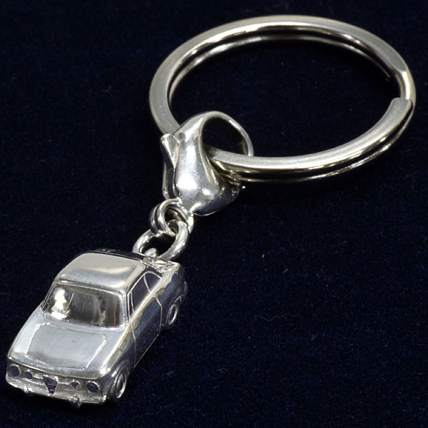 Alfa Romeo Giulia 1750 GTV Sterling silver Keyring