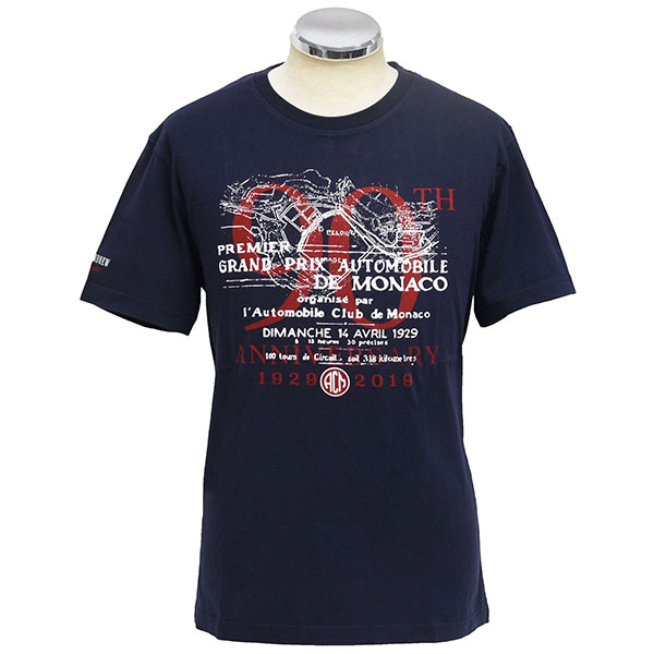 MONACO GRAND PRIX 2019 ACM Official T-Shirts-90th ANNIVERSARY/Navy-