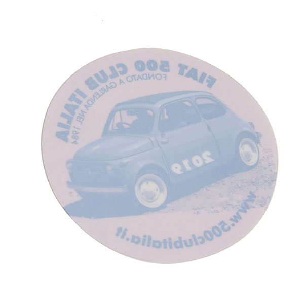 FIAT 500 CLUB ITALIA 2019 Sticker