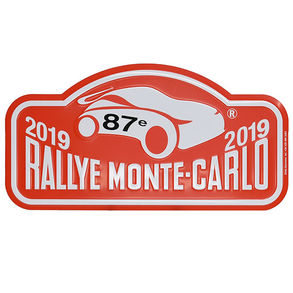 Rally Monte Carlo 2019オフィシャルメタルプレート(Large)