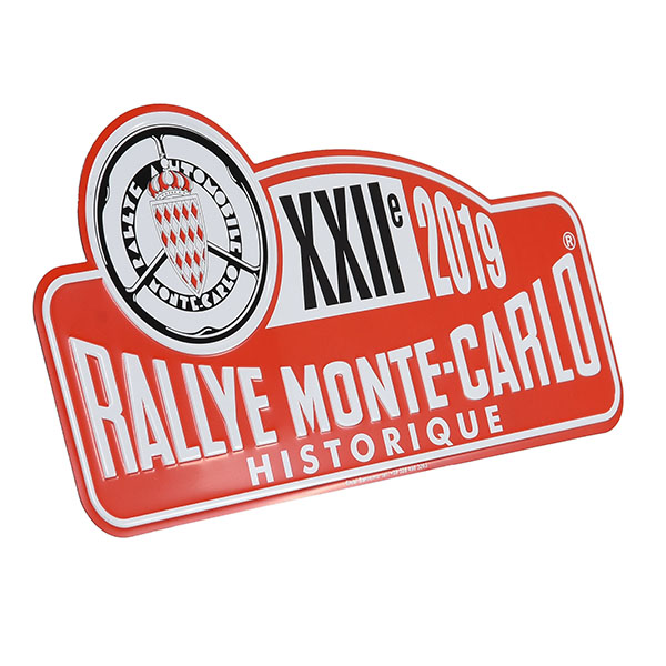 Rally Monte Carlo Historique2019 Official Metal Plate(Large)