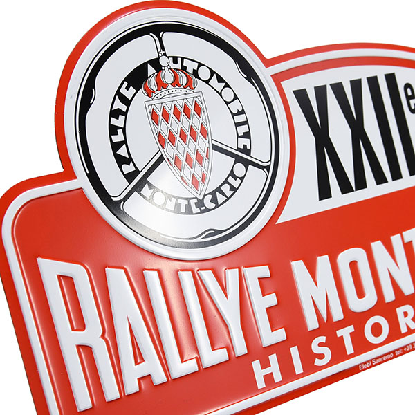 Rally Monte Carlo Historique2019 Official Metal Plate(Large)