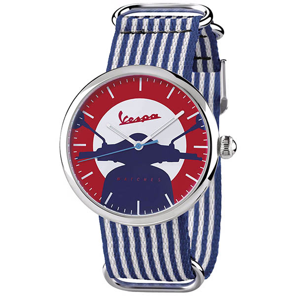 Vespa Official Watch-IRREVERENT-(Stripe/Red)