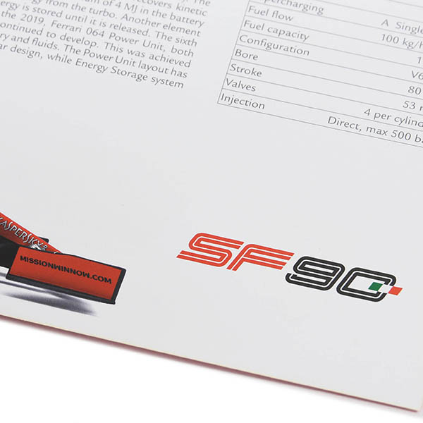 Scuderia Ferrari SF90 Press Leaflet