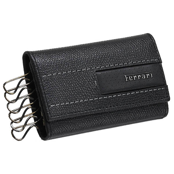 Ferrari Leather Keycase(Black)