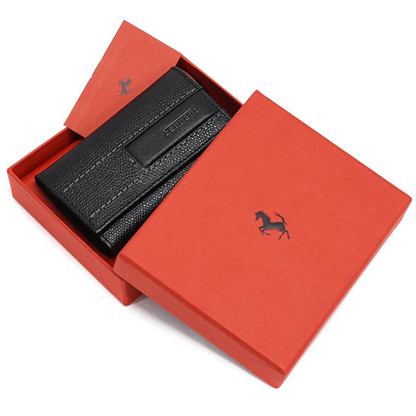 Ferrari Leather Keycase(Black)