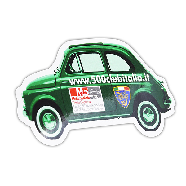 FIAT 500 CLUB ITALIA Official Sticker(Type C)