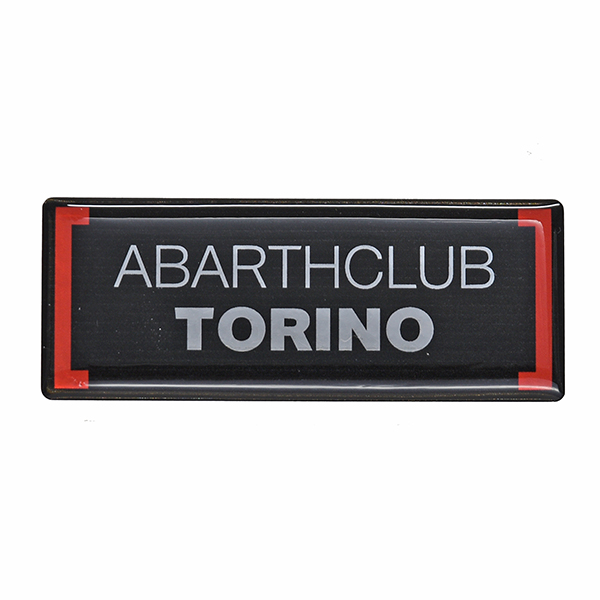 ABARTH CLUB TORINO 3D Sticker