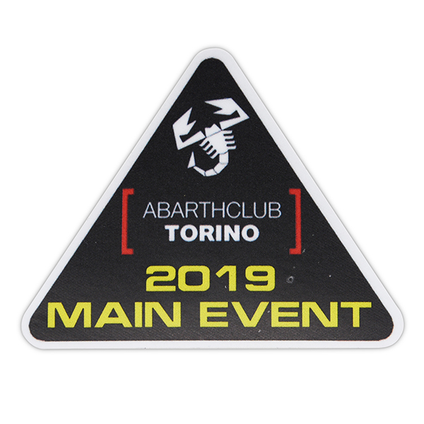 ABARTH CLUB TORINO 2019メインイベントステッカー