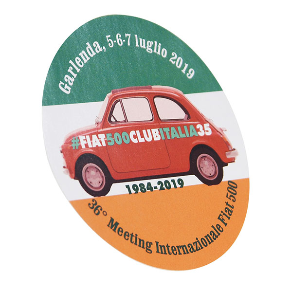 FIAT 500 CLUB ITALIA 2019 Meeting Sticker
