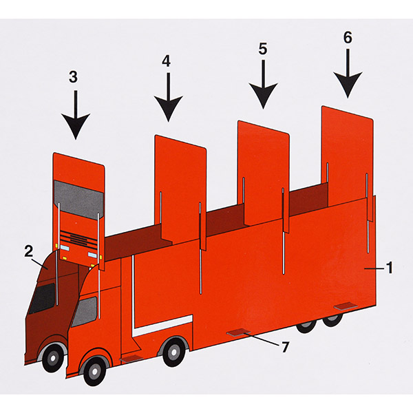 Scuderia Ferrari Transporter Stationary Holder