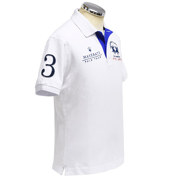 MASERATI La Martina Polo Shirts(White)
