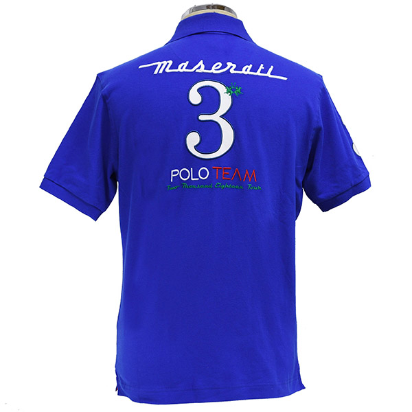 MASERATI La Martina Polo Shirts(Blue)