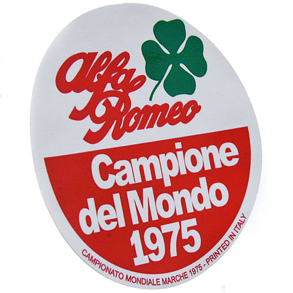 Alfa Romeo Campione del Mondo 1975ƥå(ץ)