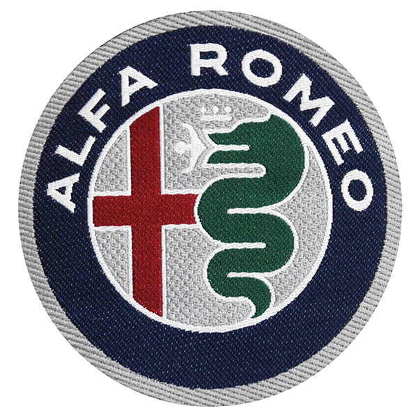 Alfa Romeo純正NEW エンブレムワッペン(ステッカータイプ/Large)-21823-