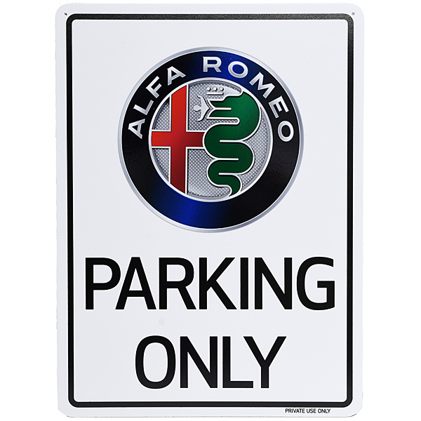 Alfa Romeo Parking Only Boad