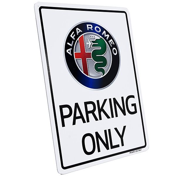 Alfa Romeo Parking Only Boad