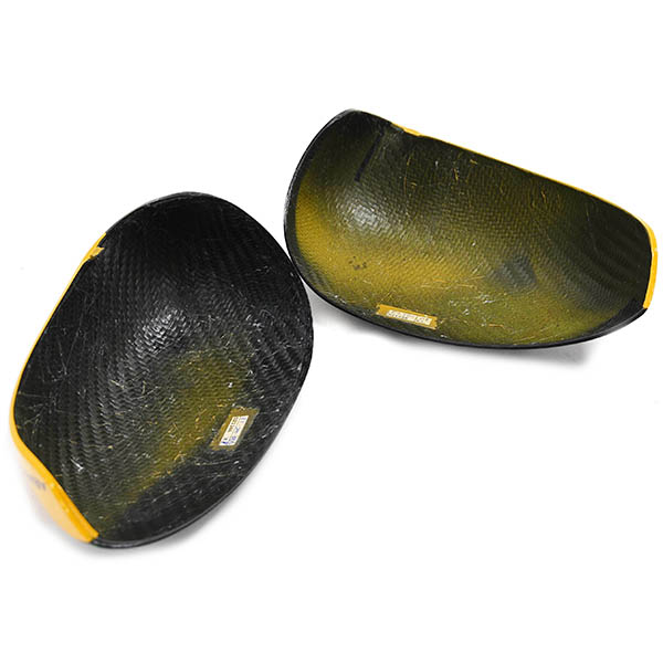 ABARTH 500 Real Carbon Mirror Cover(Yellow)