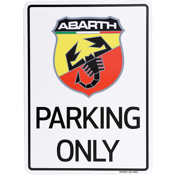 ABARTH Parking Only Boad