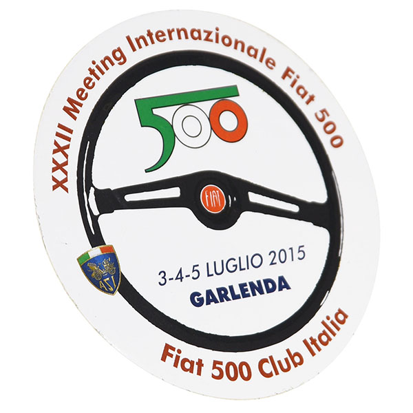 FIAT 500 CLUB ITALIA 2015 International Meeting Sticker