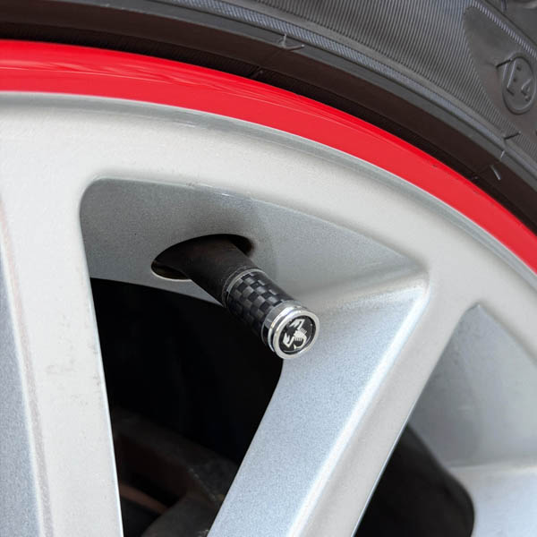 ABARTH Air Valve Caps(Scorpion/Carbon)