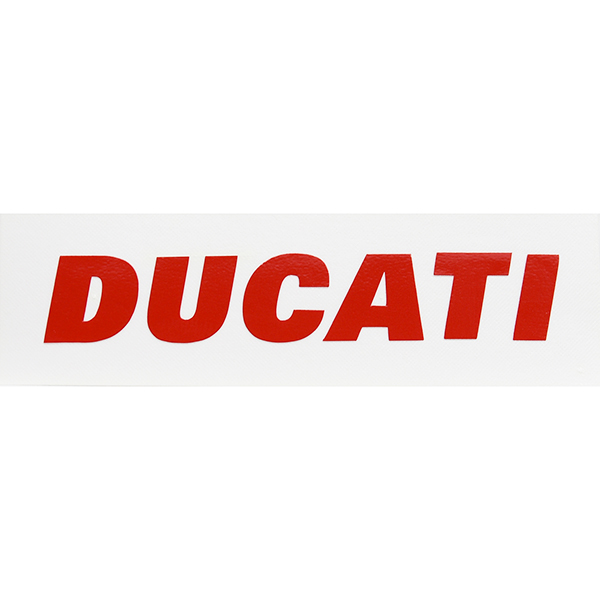 DUCATI Logo Sticker(Die Cut/Red/70mm)