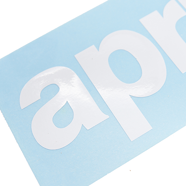 Aprilia Logo Sticker(Die Cut/White/150mm)