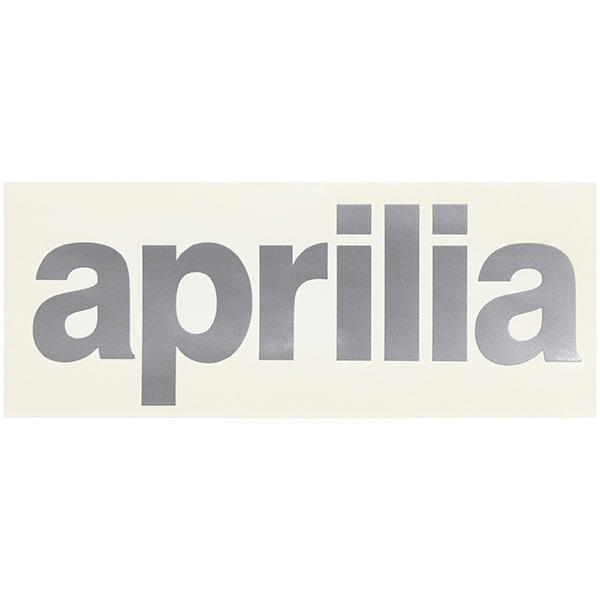 Aprilia Logo Sticker(Die Cut/Silver/150mm)