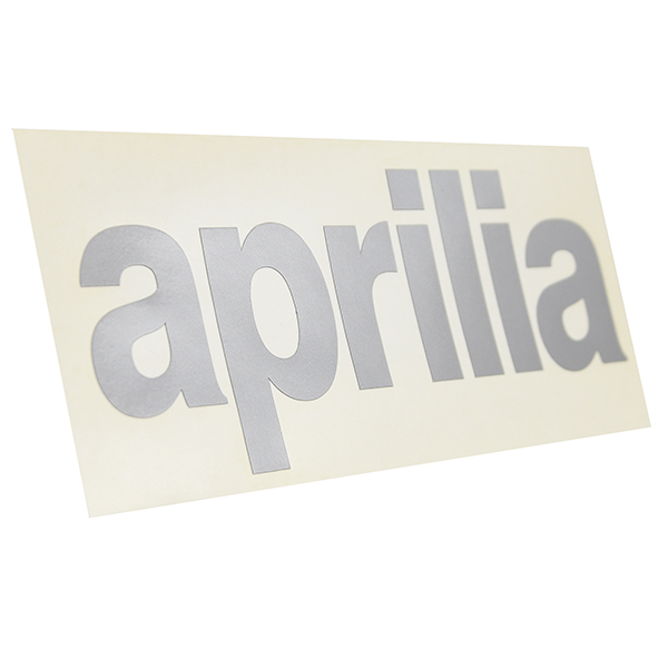Aprilia Logo Sticker(Die Cut/Silver/150mm)
