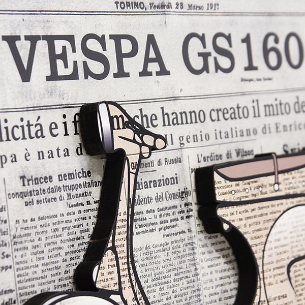 VESPA GS160 Illustration-GIORNALE-by Mr.Vin (Large)