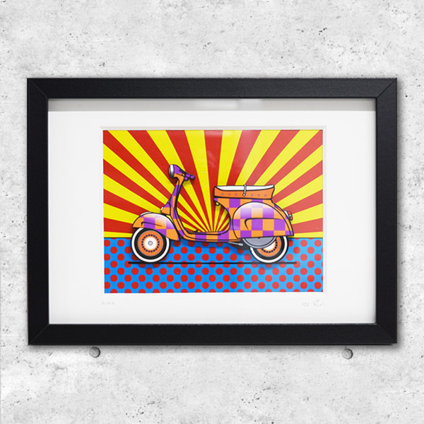 VESPA GS160 Illustration-SUNRISE-by Mr.Vin (Small)