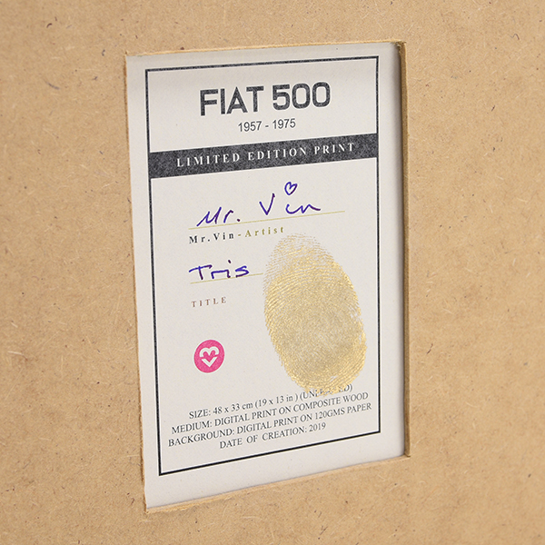 FIAT Nuova 500 Illustration by Mr.Vin -TRIS- (Large)